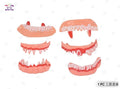 Set de Dientes de Halloween 1 Pieza