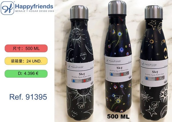 Botella Agua Acero Inox SKY 500