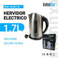 HERVIDOR ELECTRICO 1.7L ACERO 1850-2200W