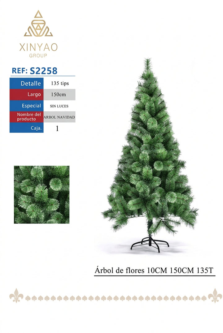 Arbol Navidad 150cm 135T