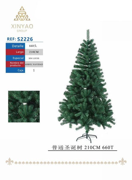 Arbol de Navidad 210cm 660T