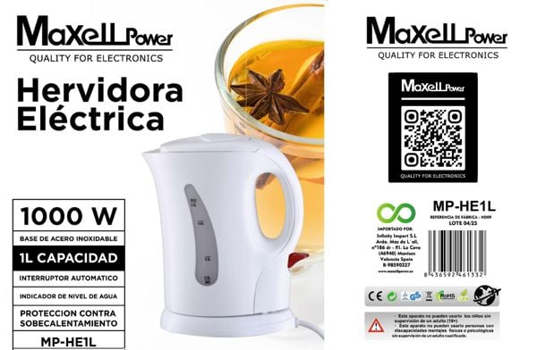 HERVIDORA ELECTRICA MPHE1L 1L