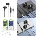 Auriculares Jack con Micrófono EP-262 Negro