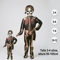 Disfraz Infantil de Esqueleto Unisex