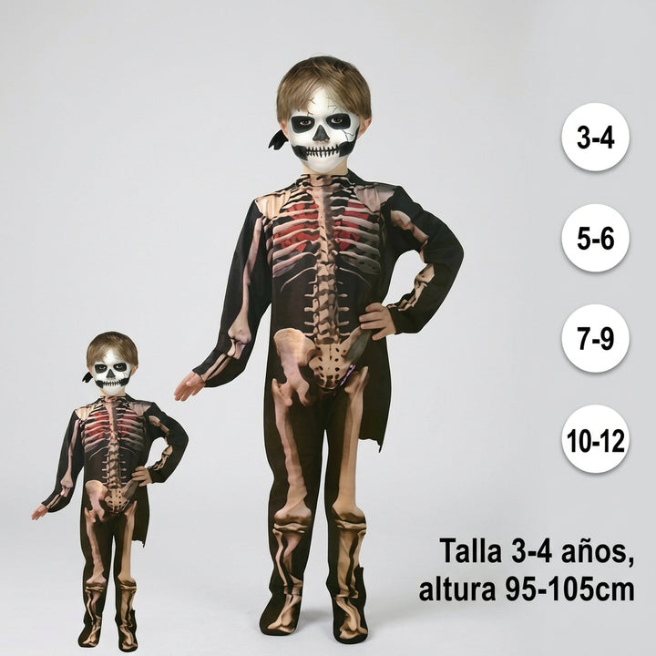 Disfraz Infantil de Esqueleto Unisex