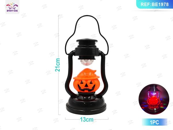 Lámpara Giratoria de Calabaza Halloween