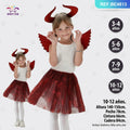 Disfraz Demonio Rojo para Niñas 10-12 Años
