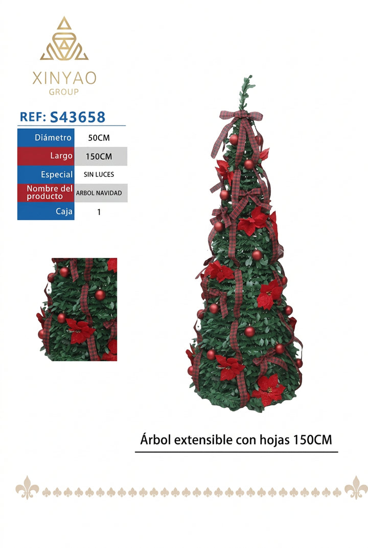 Arbol de Navidad 150 cm