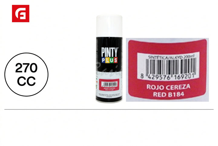 PINTYPLUS BASIC ROJO CEREZA B184 200ML