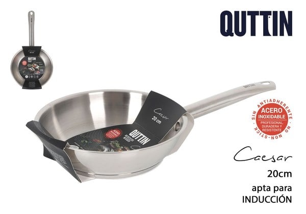 SARTEN ACERO INOXIDABLE 20cm QUTTIN CAESAR