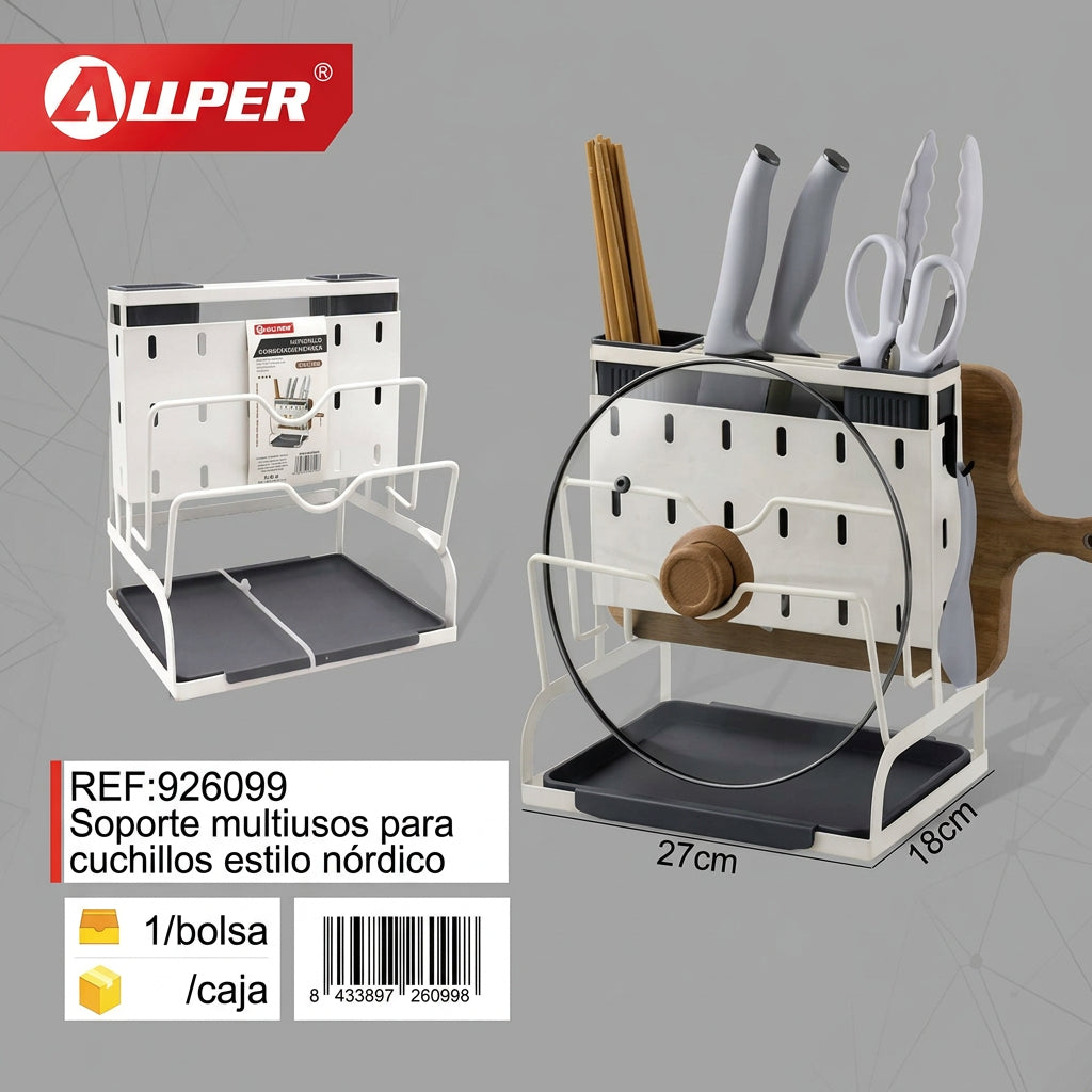 ESTANTE PARA CUCHILLOS MULTIFUNCIONAL