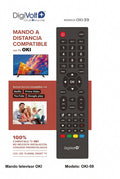 Mando Compatible OKI TV Modelo OKI-59
