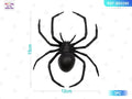 Decoración de Araña Negra para Halloween 1 Pieza