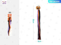 HORQUILLA DECORATIVA CON PELUCA HALLOWEEN 1PC
