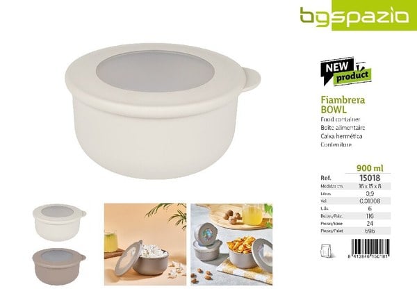 FIAMBRERA BOWL 900 ML