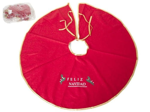 Alfombra Pie Pino 75cm Feliz Navidad