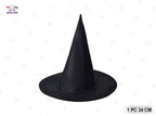 Gorro de Halloween Negro 38x34cm