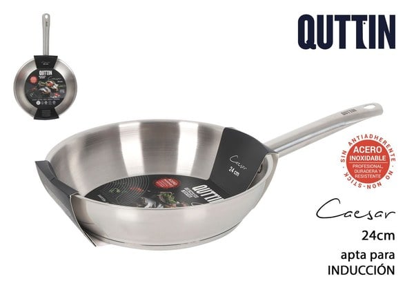 Sartén Acero Inoxidable Quttin Caesar 24cm