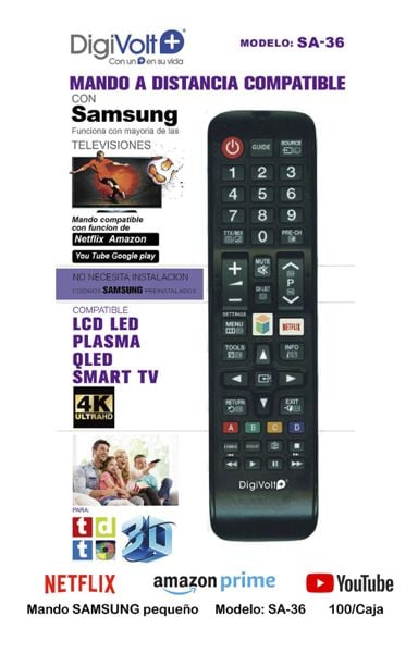 Mando Compatible Samsung SA36 Pequeño
