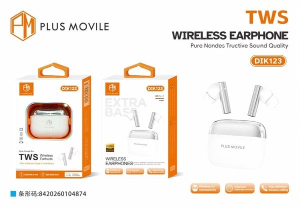 Auriculares Inalámbricos Blancos TWS
