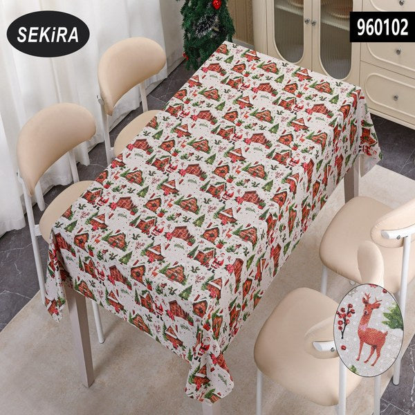 Mantel Navidad Estampado Festivo