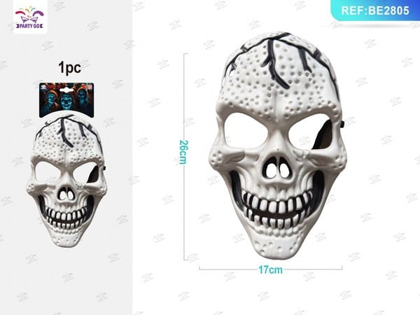 Halloween Mascara de Plastico Moldeado 1pc