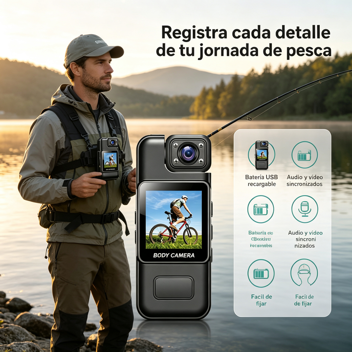 SANDA SD-4680 Portable Body Camera – FHD Night Vision