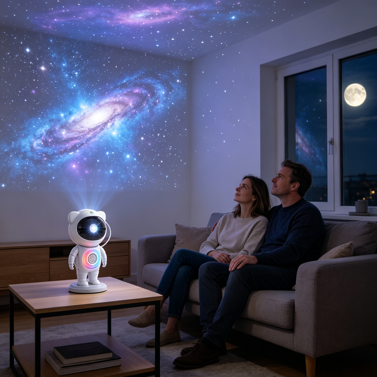 Proyector astronauta de cielo estrellado SANDA SD-6177