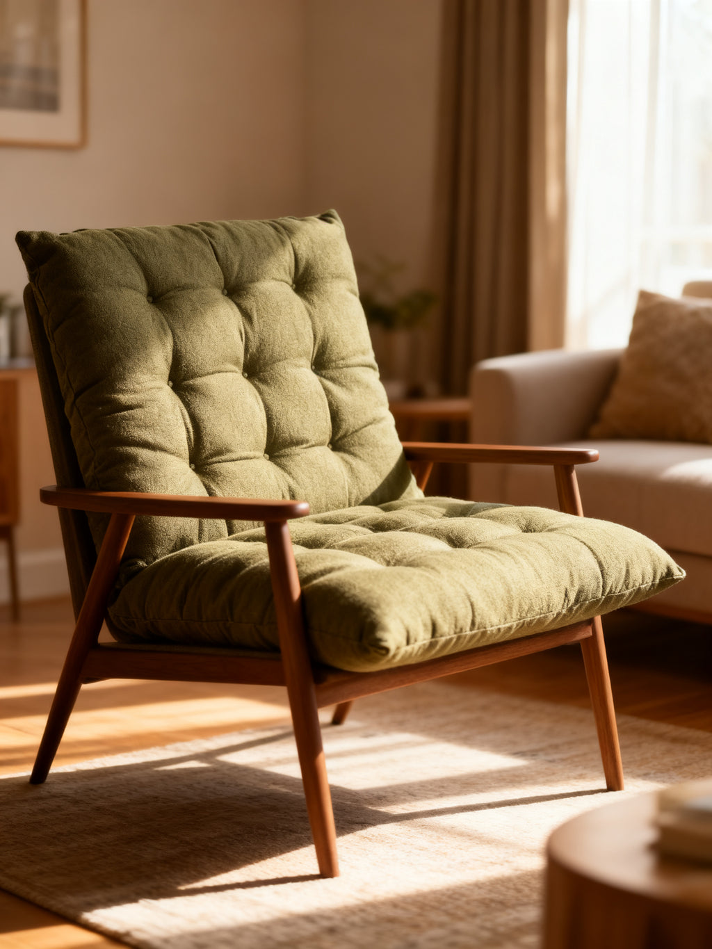 Cojin Silla Verde 40x40 cm