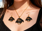 Set de Collar y Pendientes de Halloween