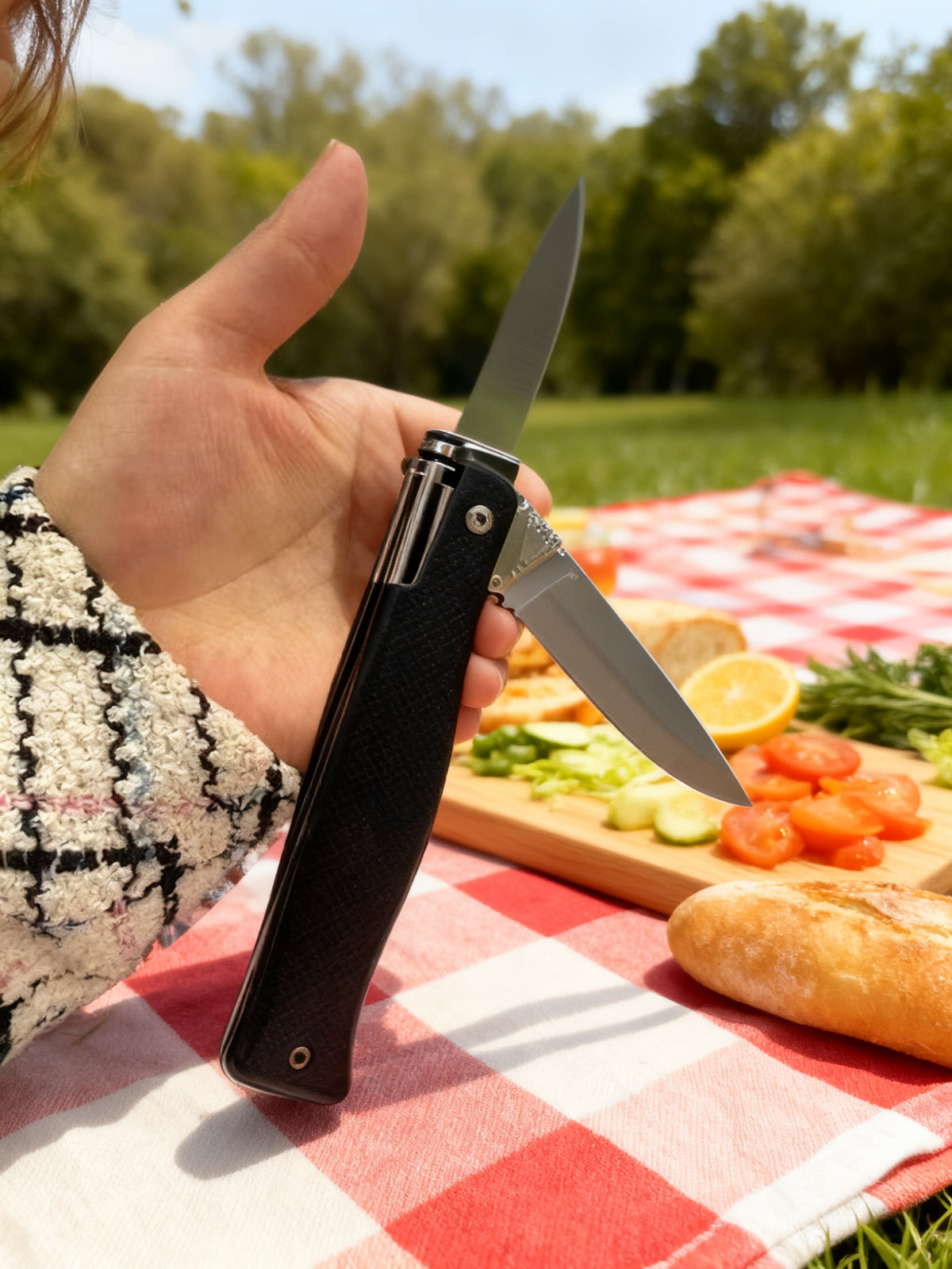 CUCHILLO EXTENSIBLE DE BROMA DE HALLOWEEN