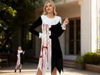 PAYASA CON SANGRE VESTIDO DE MANGA LARGA