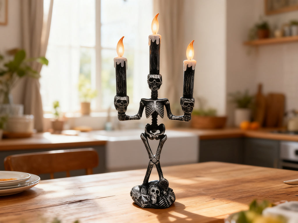 Velas de Calavera con 3 Luces