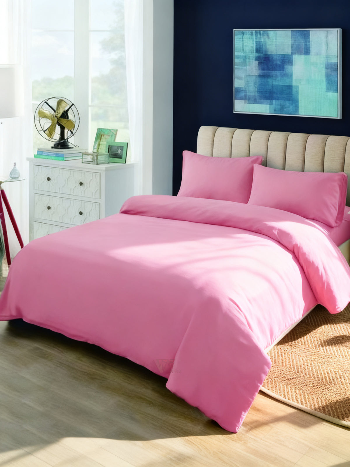 Juego de Funda Nórdica 150cm Rosa