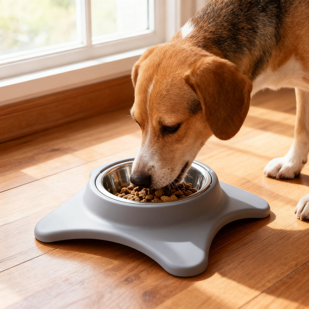 DOGI Gamelle para Perro Inox con Soporte 3 Colores