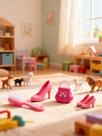 Conjunto de Belleza: Zapatos y Bolso para Niñas
