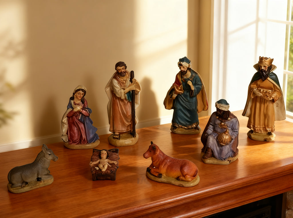 BELEN X8 12CM Figuras de Natividad