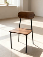 Silla Madera Metal Sigrid Moblekit