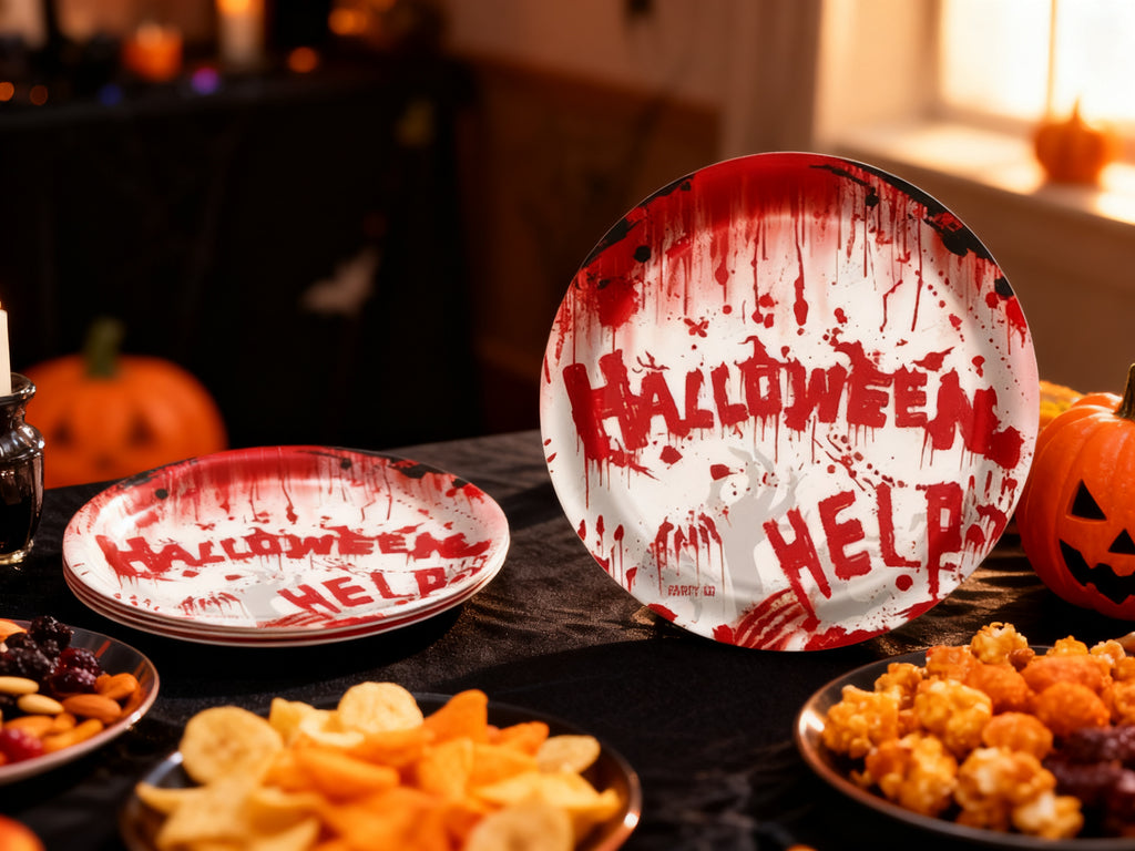 Platos de Papel Halloween 23cm (6 Uds.)