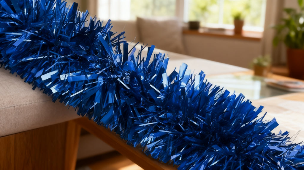 BOA DECORATIVA AZUL 12 CM