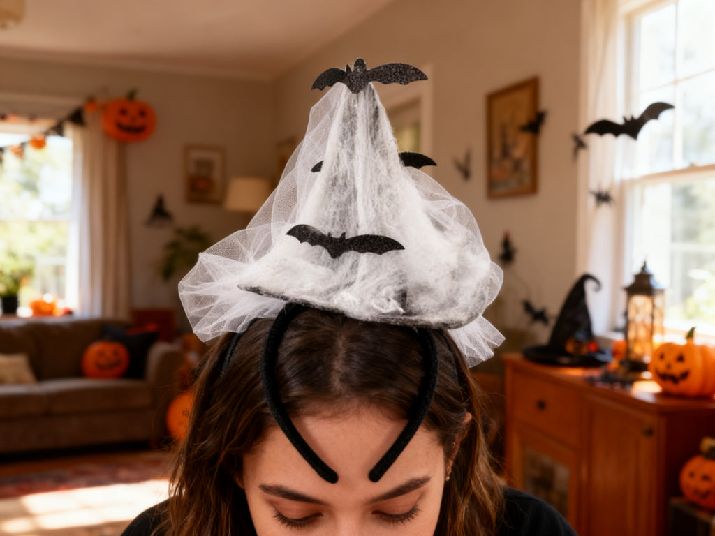 Diadema de Halloween con Murciélagos