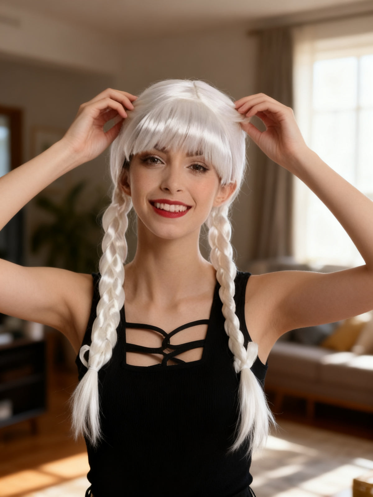 Peluca de Halloween para Disfraz
