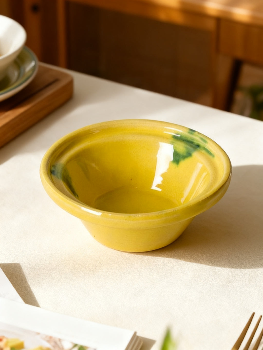 Lebrillo Amarillo 8cm Diámetro