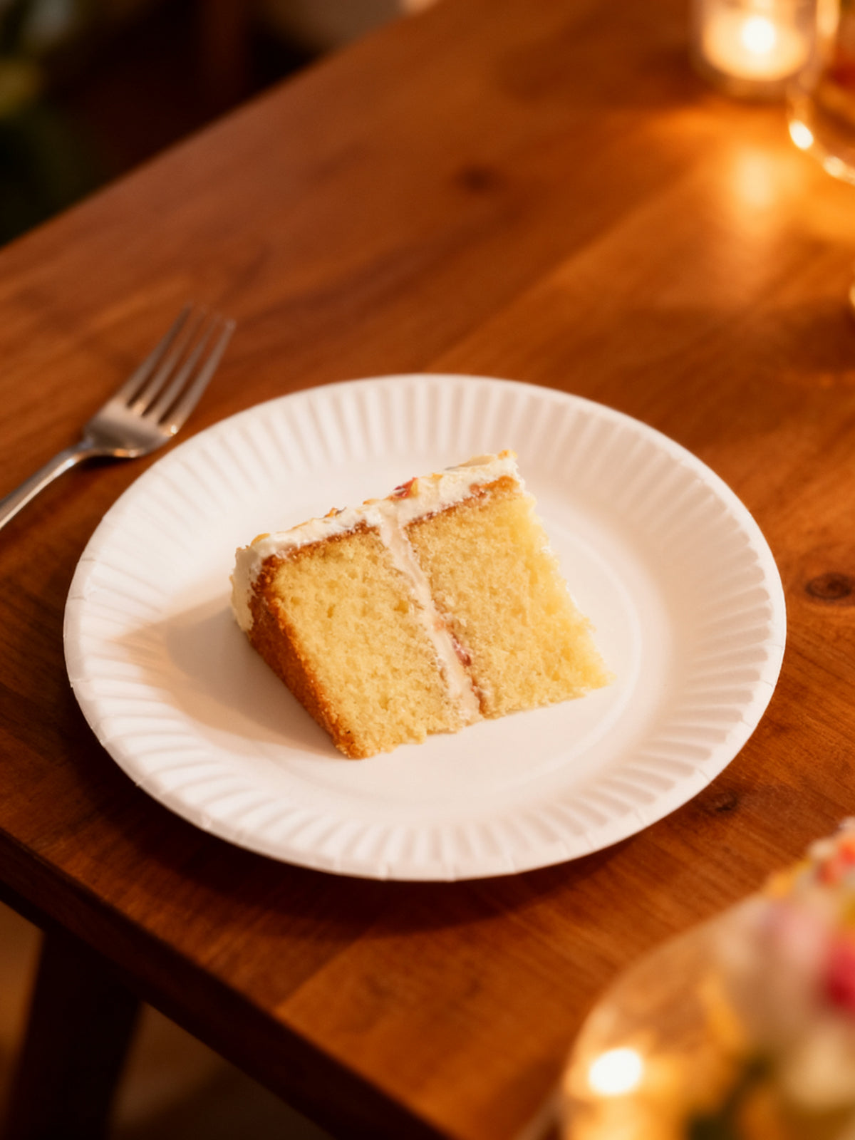 Bandeja Cartón Redonda Blanca Ø16cm 4 Uds FSC