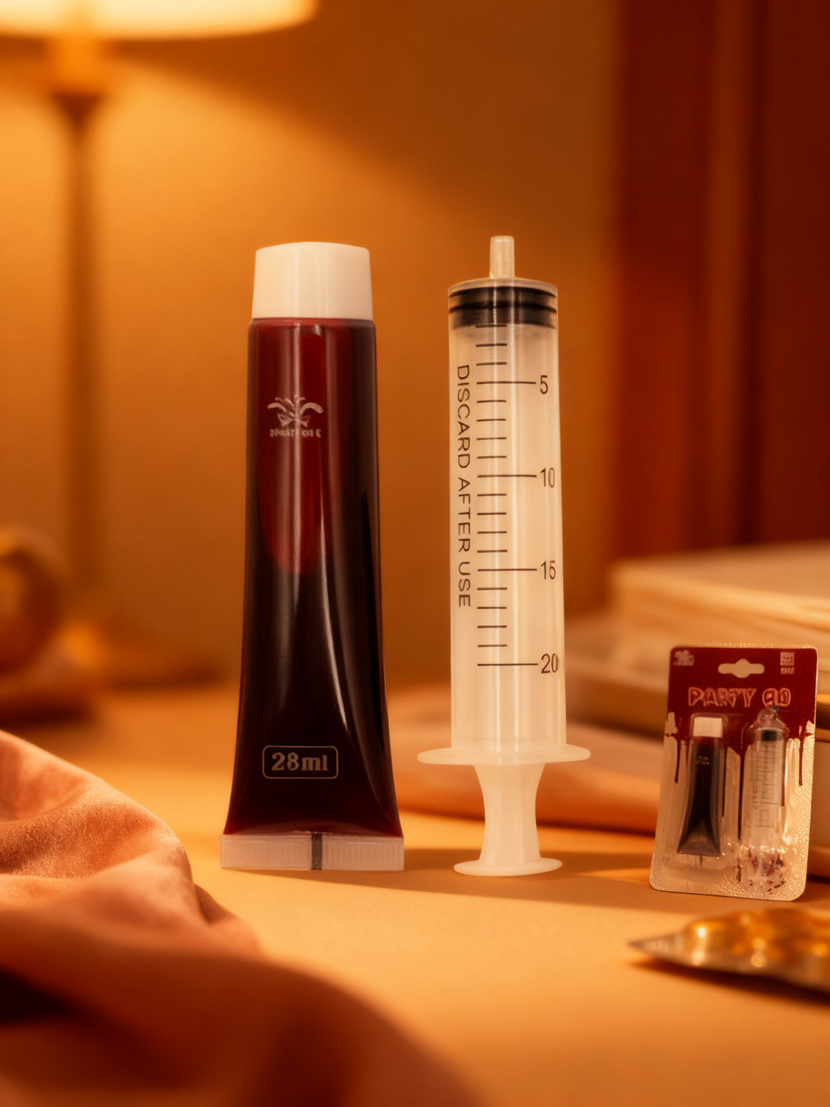Sangre Falso 28ml con Jeringuilla para Fiesta