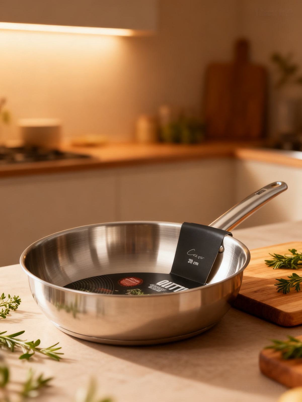 Sarten Acero Inoxidable Quttin Caesar 28cm