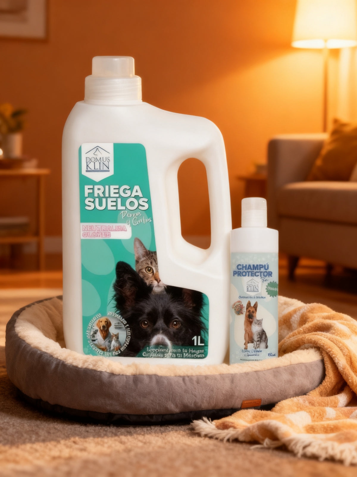 Set Domus Klin: Friega Suelos + Champú Protector Gratis