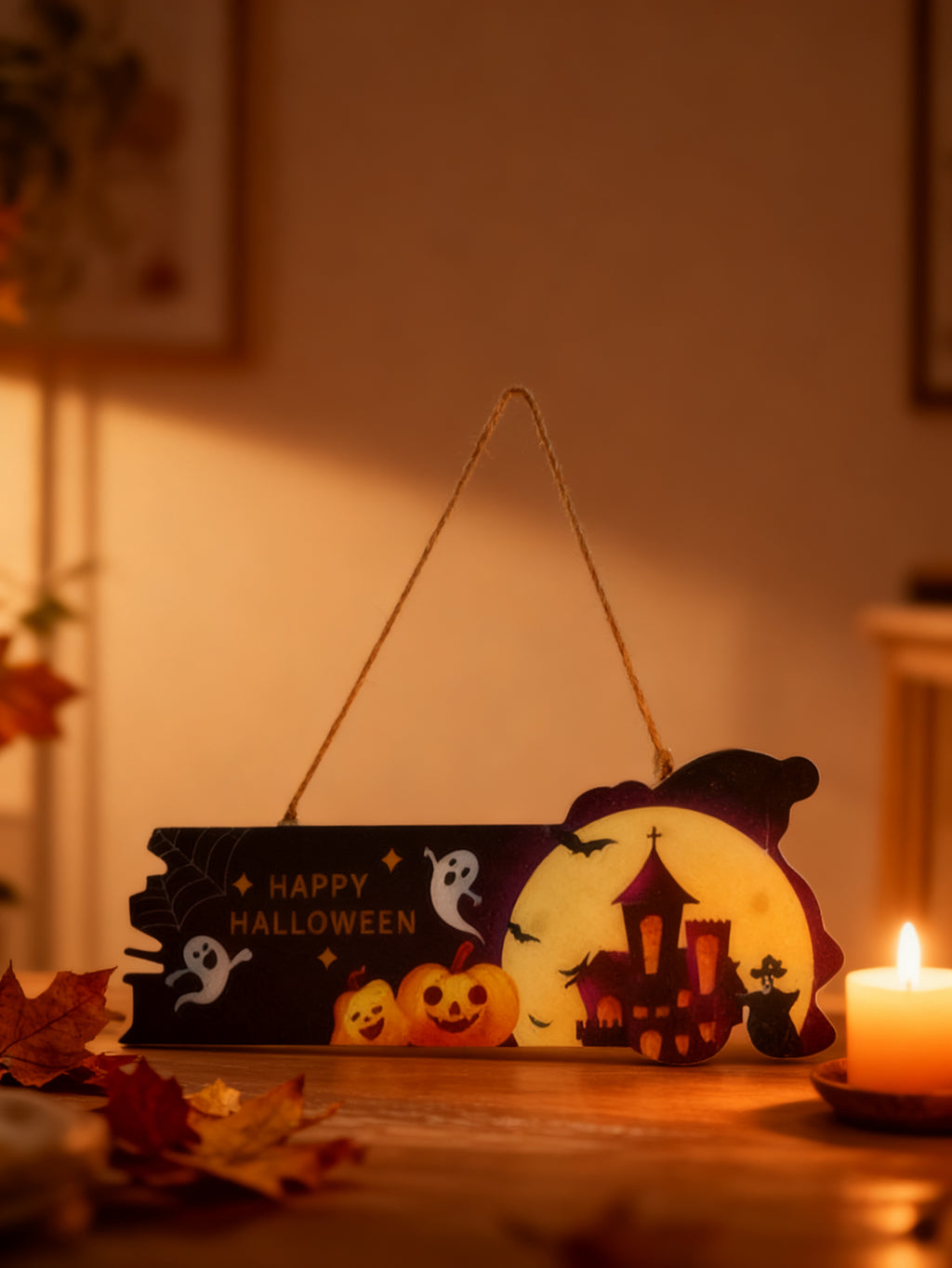 CARTEL LUMINOSO DE HALLOWEEN