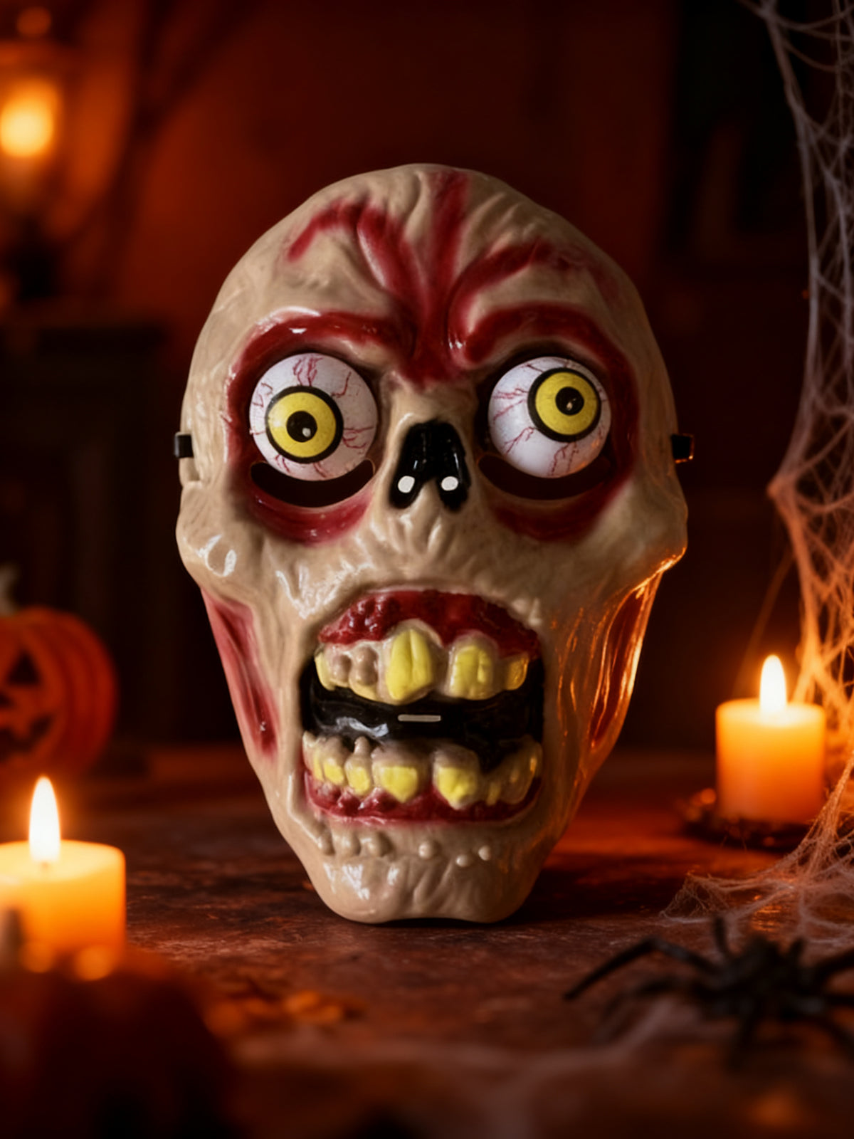 Máscara de Plástico para Halloween 1pc