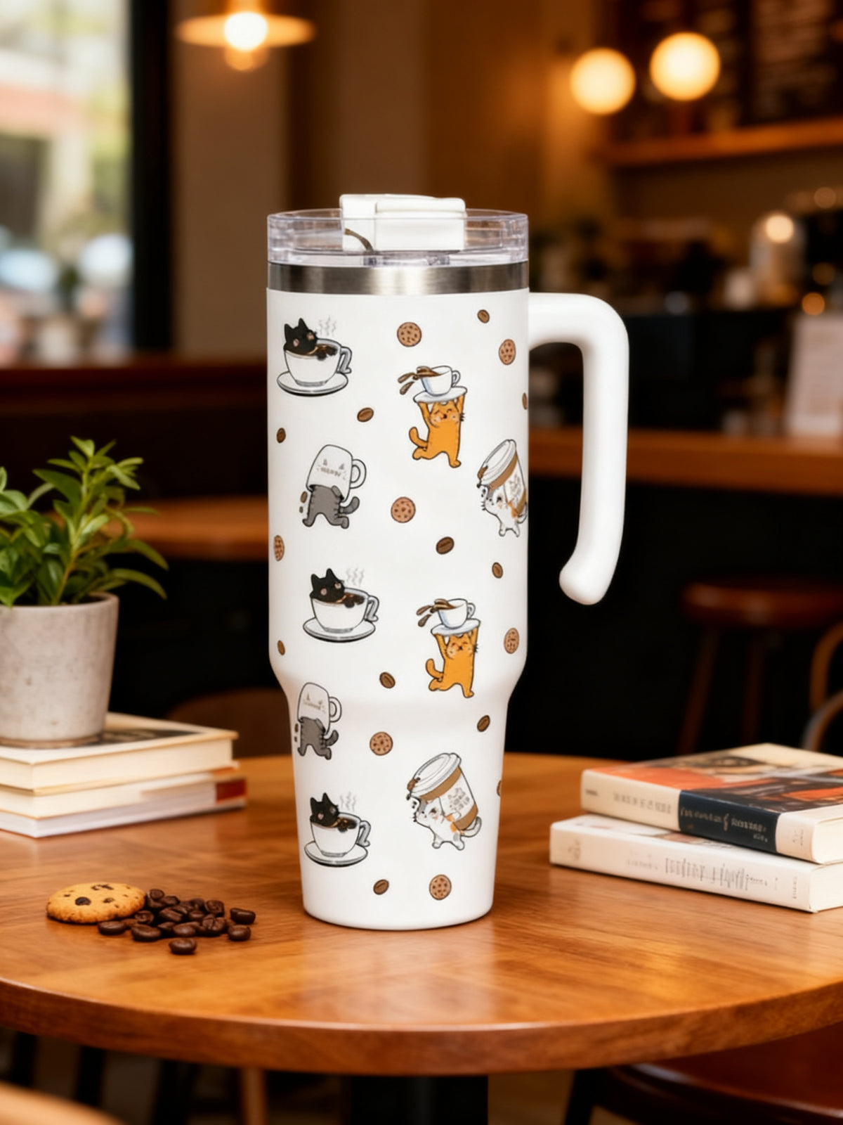 MUG TERMICO 1200ML COFFEE COOL CATS